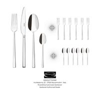 Sambonet - Rock Acero Inoxidable - Cubiertos 72 Piezas para 12 Personas -