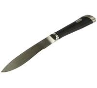 Sambonet Special Knife - Cuchillo para carne (acero inoxidable 18/10, 25,6 cm, hoja lisa, 26 x 3 x 2 cm), color negro