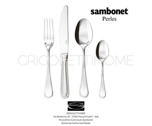 Sambonet-Tamaño Perlas-Cerrada-Cubiertos 24 Piezas 6 Personas -20% Detallista