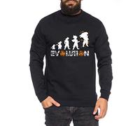 Sambosa Evolution Sudadera para Hombres Goku Dragon Master Son Ball Vegeta Turtle Roshi Db, Farbe2:Negro, Größe2:XX-Large