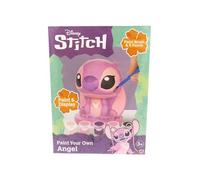 CyP Brands- Stitch, Figura de Escayola para Pintar, Angel, Manualidades para Niños, Incluye Pinturas y Pincel, Actividad Creativa, Licencia Oficial, R