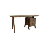 SAMCIOI Escritorio para Juegos Escritorio de Estudio Madera Maciza 140 cm for el hogar, Mueble Oficina for Dormitorio y Ordenador, tocador con Espacio Almacenamiento