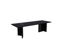 SAMCIOI Escritorio para Juegos Escritorio Individual de Madera Maciza for Espacios pequeños, Banco Trabajo Tablero Largo for Espacio Oficina Independiente, Mueble Moderno 160 cm Adecuado for Estudio