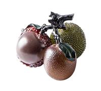 SAMCIOI Juego de Té Tea Pet Kung Fu Adornos de Escritorio Fruta Resina China for Mascotas té, Accesorios Kung fu Que Pueden Cambiar Color al tirarlos Juego de Té Ornamento