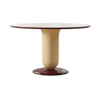 SAMCIOI Mesa de Centro Mesa De Comedor Redonda Larga Y Moderna Sencilla Mármol For El Hogar, Sala Estar, Negociación Ocio Estilo Antiguo Mesa de Cocina Comedor