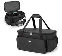 samdew Bolsa de Transporte Portátil para Parrilla Compatible con Weber 1131004/1141056 Go-Anywhere Grill, Cubierta de Parrilla Exterior con Asas y Múltiples Bolsillos, Solo Bolsa (Diseño de Patente)