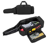 SAMDEW Estuche para Motosierra Compatible con EGO 35 y 40 y 45cm Motosierra Eléctrica, Bolsa de Almacenamiento de Motosierra Apto para 14/16/18 Pulgadas Motosierra sin Cable y Accesorios (Solo Bolsa)