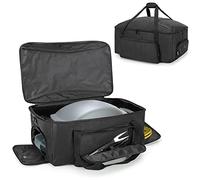 SAMDEW Funda para Parrilla de Barbacoa Compatible con Parrilla Eléctrica Weber Q1400, Bolsa para Parrilla Compatible con Weber Q1000 Q1200 Parrilla de Gas Propano, Solo Bolsa (Diseño de Patente)