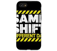 Same Shift Different Day Humor Industrial Trabajador Turno Carcasa para iPhone SE (2020) / 7 / 8