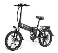SAMEBIKE Bicicleta Eléctrica Adultos, 20'’ E-Bike con pedaleo asistido Batería 36V 13AH Bici Eléctricas de Montaña con Marco Frontal y Soporte para teléfono
