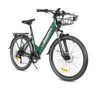 SAMEBIKE Bicicleta Eléctrica Adultos, 27.5'’ E-Bike con pedaleo asistido Batería 36V 15AH 150KG Carga Máxima, Bici Eléctricas de Montaña para Mujeres Hombres (Green)