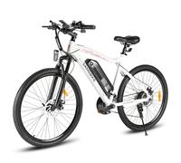 SAMEBIKE Bicicleta eléctrica de 26 Pulgadas con batería extraíble 36 V 10 Ah Bicicleta eléctrica de montaña, Todoterreno para Adultos, Hombres y Mujeres (SY26) (White)