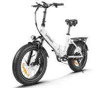 SAMEBIKE M200 Bicicleta Eléctrica de 20"*4.0 con Neumáticos Gordos, Bicicleta Eléctrica Plegable de 48V/13Ah, Bicicleta de Montaña Todo Terreno, Alcance Máximo 60-120 km