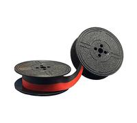 SameeHome 1 paquete de cinta de doble bobina para máquinas de escribir, cinta roja y negra, doble bobina de repuesto para la mayoría de máquinas de escribir