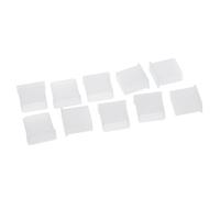SameeHome 10 unidades de plástico transparente USB tipo A conector a prueba de polvo tapón protección tapa