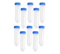 SameeHome 100 piezas 50 ml plástico centrífuga tubo tubo frasco laboratorio prueba contenedor