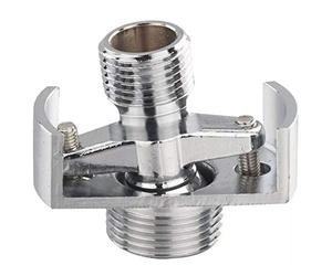 SameeHome Ajuste del ángulo del tubo de admisión Cabeza de ducha de cobre Pie curvado en ángulo Tornillo excéntrico Accesorios de esquina A