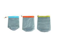 SameeHome Bolsa de almacenamiento de rejilla ultraligera para deportes al aire libre, bolsa de cordón para viajes, senderismo, multicolor