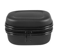 SameeHome Bolsa de carrete de pescado portátil impermeable carrete de caña de pescar caja de almacenamiento resistente a los golpes dispositivo de captura bolsa de protección carcasa carcasa, Negro