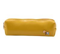 SameeHome Bolsa de papelería de piel sintética para mujer (amarillo), amarillo