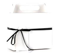 SameeHome Caja de papel Kraft Caja de Regalo Grande Embalaje Dulces Bolsa de Compras Celebración Boda Cajas Aniversario Día de San Valentín A