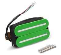 SameeHome de cuello de alta potencia de salida, humbucker de doble riel caliente, fácil instalación, fácil de usar, verde