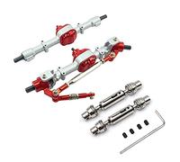 SameeHome Eje de Puente Delantero y Trasero de Metal Eje de TransmisióN para MN D90 D91 D96 D99S MN-90 MN99S 1/12 RC Piezas de Mejora de Coche, 2