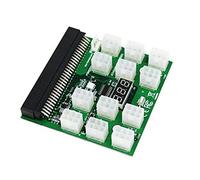 SameeHome PCI-E 12V 64Pin 12X 6Pin Power Adapter Server Adapter Server Breakout Board for 1200W 750W PSU Server GPU BTC Mining