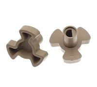 SameeHome Placa giratoria para microondas, acoplador de placa giratoria para microondas, ruedas de soporte de conducción, recipiente de cristal, piezas de embrague