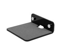 SameeHome Soporte montado en la pared, altavoz portátil multifuncional, estante de pared para teléfonos, altavoces, color negro