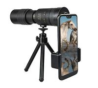 SameeHome Telescopio monocular 4K 10-300 x 40 mm, impermeable, antivaho, visión , telescopio con trípode