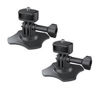 Sametop Soporte Pegatina Flexible Adhesivo 3M Monturas para Casco Compatible con GoPro Hero 13 12 11 10 MAX 9 8 7 6 Session Insta360 X5 X4 X3 X2 One dji Osmo Cámaras de Acción (2 Paquetes)