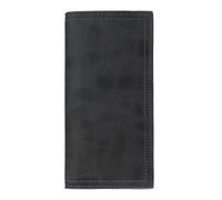 SAMEZA Cartera para Hombre de Piel sintética, Cartera Larga Tipo sobre, Tarjetero para Hombre de Negocios, Cartera marrón y Negra, Cartera de Bolsillo a la Moda para Monedas, Color Negro