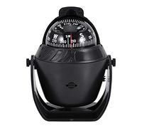 Samfox Coche Barco Brújula, Navegación Electrónica de Luz LED para El Coche Pivotante Brújula Marina del Barco