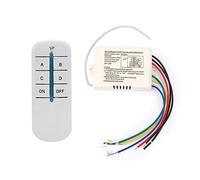 Samfox Control Remoto Inalámbrico de la luz del Interruptor de la Pared 4 Maneras Encendido/Apagado 220V Interruptor de Pared Luz de Radio Digital con Control Remoto