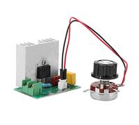 Samfox Electronic Ac Motor Speed controller Regulador de Voltaje de Alta Potencia, Regulador de Velocidad Regulador Dimmer 0-220v 4000w 40a