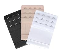 SAMGU Extensor de Sujetador de 4 corchetes para mujer, alargador de sujetador, 3 piezas, Talla única