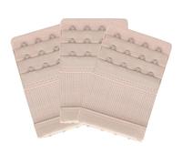 SAMGU Extensores de sujetador con 4 ganchos, 3 unidades, Beige 4 Ganchos Distancia 1.3cm, Talla única