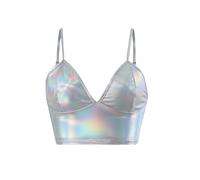 SamHeng Body de Manga Larga para Mujer, Sexy con Cuello Cuadrado Informal Leotardo Tops Tanga elástico Traje básico para el Cuerpo Mono Ajustado Ropa de Club Ropa Interior(blanco/L)