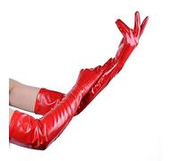 SamHeng Guantes largos para mujer, guantes elásticos hasta el codo, guantes sexys para baile nupcial, para fiesta nocturna, disfraz de ópera