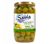 Samia - Aceitunas verdes Samia, sin hueso, 300 g, 3 unidades