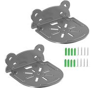 SamIdea L - Soporte de montaje en pared para cámara CCTV, soporte de montaje en pared para cámara IP para monitor de bebé, soporte de montaje para cámara domo Hikvision de vigilancia (2 soportes de