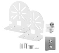 SamIdea L - Soporte de montaje en pared para cámara CCTV, soporte de montaje en pared para cámara IP para monitor de bebé, soporte de montaje para cámara domo Hikvision de vigilancia (2 soportes de