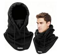 Samione Pasamontañas Balaclava Térmico Invierno Hombre Mujere, Máscara De Esquí Anti Viento Transpirable, Gorro Forro Polar Cálido, Braga Cuello Capucha Multifuncional para Moto, Esquí, Ciclismo