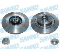 SAMKO Disco Completo Trasero para Renault Laguna III Latitud KT0/1 BT0/1 L70