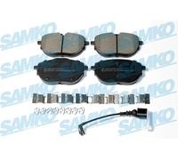 SAMKO Juego de pastillas de freno Delantero con accesorios 5SP2254AK Juego de pastillas de freno Compatible con VW Transporter T6 Furgoneta SGA, SGH, SHA, SHH Multivan T6 SGF, SGM, SGN, SHM, SHN