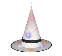 SamLng Accesorio de sombrero de bruja con bonito patrón brillante, para Halloween, cosplay, fiesta, Navidad y ocasiones festivas