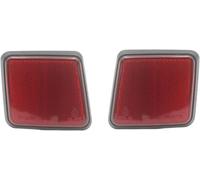 SamLng Faro Antiniebla Para Escape Para Kuga Para Maverick 2005-2007 Coche Parachoques Trasero Reflector Lente Roja Tira de Advertencia Par Tiras Reflectantes