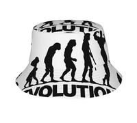 SamLng Gorro reversible con estampado de conejo sobre hierba verde, perfecto para hombres y mujeres, protección solar para viajes, playa, gorra plegable para exteriores, Evolución del culturismo