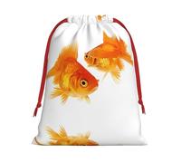 SamLng Pequeñas bolsas de regalo con cordón, bonitas bolsas de regalo de Navidad, regalos de Navidad, bolsas de caramelos, bolsas de golosinas